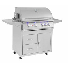 Summerset Sizzler Pro 32" Freestanding Grill - CART-SIZ32-DC + SIZPRO32 - The Home Selection