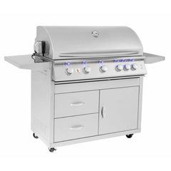 Summerset Sizzler Pro 40" Freestanding Grill - CART-SIZ40-DC + SIZPRO40 - The Home Selection