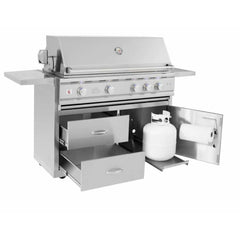 Summerset TRL 44" Deluxe Freestanding Grill - CART-TRLD44 + TRLD44 - The Home Selection