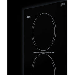 Summit 12" Wide 115V 2-Burner Radiant Cooktop with 2 Elements, Hot Surface Indicator, ADA Compliant, Push-to-Turn Knobs, Residual Heat Indicator Light - CR2110 - The Home Selection