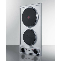 Summit 12" Wide 2 Burner Electric Cooktop - CSD2B230 - The Home Selection