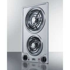 Summit 12" Wide 230V 2-Burner Coil Cooktop - CCE22 - The Home Selection