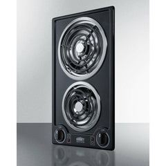Summit 12" Wide 230V 2-Burner Coil Cooktop - CCE22 - The Home Selection