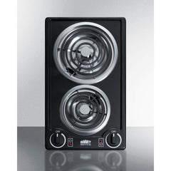 Summit 12" Wide 230V 2-Burner Coil Cooktop - CCE22 - The Home Selection