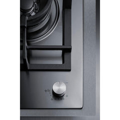 Summit 15" Wide 1-Burner Gas Cooktop In Stainless Steel - GCJ1SSTK15 - The Home Selection