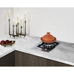 Summit 15" Wide 1-Burner Gas Cooktop In Stainless Steel - GCJ1SSTK15 - The Home Selection