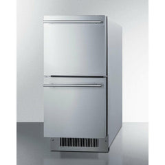 Summit 15" Wide 2-Drawer All-Refrigerator, ADA Compliant - ADRD15 - The Home Selection