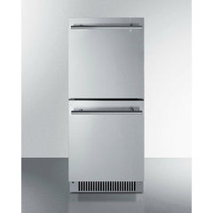 Summit 15" Wide 2-Drawer All-Refrigerator, ADA Compliant - ADRD15 - The Home Selection