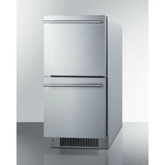 Summit 15" Wide 2-Drawer All-Refrigerator, ADA Compliant - ADRD15 - The Home Selection