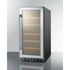 Summit 15" Wide, 23 Bottle Capacity Wine Cooler - ALWC15 - The Home Selection