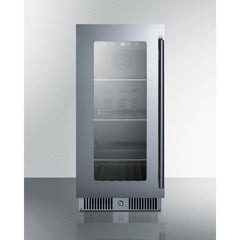Summit 15" Wide Built-In Beverage Center, 112 Cans (12 oz.) Convertible Beverage Refrigerator - CL156BV - The Home Selection