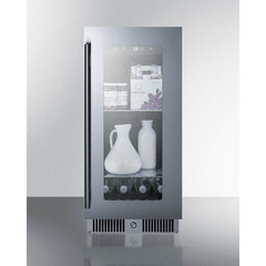 Summit 15" Wide Built-In Beverage Center, 112 Cans (12 oz.) Convertible Beverage Refrigerator - CL156BV - The Home Selection