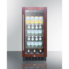 Summit 15" Wide Built-In Beverage Center (Panel Not Included) - SCR1536BG - The Home Selection