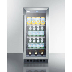 Summit 15" Wide Built-In Beverage Center (Panel Not Included) - SCR1536BG - The Home Selection
