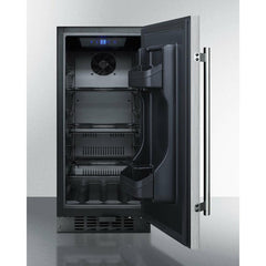 Summit 15" Wide Outdoor All-Refrigerator with 3 cu. ft. Capacity, 3 Glass Shelves, Right Hinge with Reversible Doors, with Door Lock, Frost Free Defrost LED Lighting, Digital Thermostat, Factory Installed Lock, - SPR316OS - The Home Selection