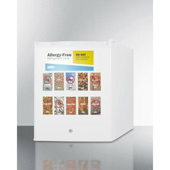 Summit 17" Compact Allergy-Free 1.7 Cubic Feet cu. ft. Countertop Mini Fridge - AZAR27W - The Home Selection