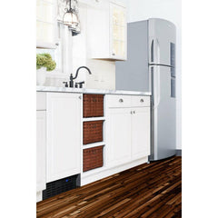Summit 18" Built-In All-Freezer with 2.7 cu. ft. Capacity, 4 Wire Shelves, Frost-Free Defrost, Digital Thermostat - The Home Selection