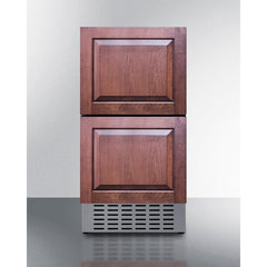 Summit 18" Wide 2-Drawer All-Refrigerator with 3.4 cu. ft. Capacity, Frost Free Defrost, Commercially Approved, Outdoor Use Approved - ADRD18H34 - The Home Selection