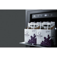 Summit 18" Wide 2.9 Cu. Ft. Built-In or Free Standing Wine and Beverage Cooler - CL181WBV - The Home Selection