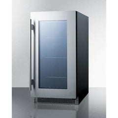 Summit 18" Wide 2.9 Cu. Ft. Built-In or Free Standing Wine and Beverage Cooler - CL181WBV - The Home Selection