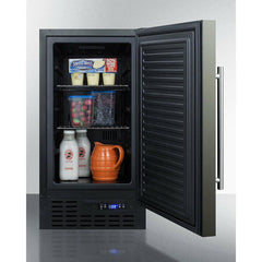 Summit 18" Wide Built-In All-Refrigerator - FF1843B - The Home Selection