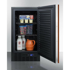 Summit 18" Wide Built-In All-Refrigerator (Panel Not Included) - FF1843BIF - The Home Selection