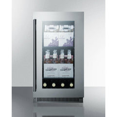 Summit 18" Wide Built-In Beverage Center - CL181WBVCSS - The Home Selection