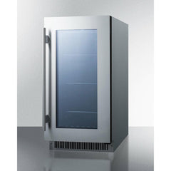 Summit 18" Wide Built-In Beverage Center - CL181WBVCSS - The Home Selection