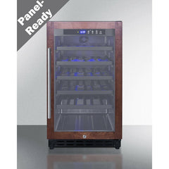 Summit 18" Wide Built-In Wine Cellar, ADA Compliant with 34 Bottle Capacity, Right Hinge, Glass Door, With Lock, 5 Extension Wine Racks, Digital Control, LED Light, Compressor Cooling, ETL Approved - SWC1840B - The Home Selection