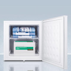 Summit 19" White Freestanding 1.4 Cu. ft. Compact Freezer - FS24LMED - The Home Selection
