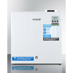 Summit 19" White Freestanding 1.4 Cu. ft. Compact Freezer - FS24LVAC - The Home Selection