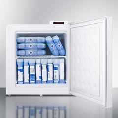 Summit 19" White Freestanding 1.4 Cu. ft. Compact Freezer - FS24LVAC - The Home Selection