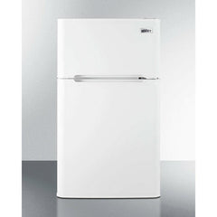 Summit 19" Wide 2-Door Refrigerator-Freezer with 3.2 cu. ft. Capacity, 1 Glass Shelf, Right Hinge with Reversible Doors, Crisper Drawer, Cycle Defrost, Energy Star Certified, ADA Compliant, Adjustable Glass Shelves, Adjustable Thermostat - CP34WADA - The Home Selection
