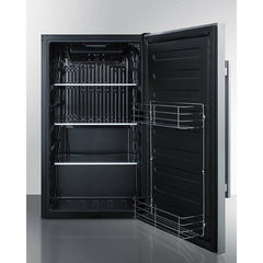 Summit 19" Wide 3.13 Cu. Ft. Energy Star Rated Compact Refrigerator with Professional Handle - FF195CSS - The Home Selection