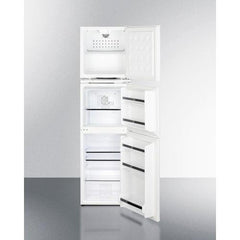 Summit 19" Wide Allergy-Free Refrigerator/General Purpose Refrigerator-Freezer Combination - AZRF7W - The Home Selection