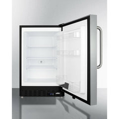 Summit 20" Wide 2.68 Cu. Ft. Capacity Beer Froster with Adjustable Shelves - ALFZ37BSSTBFROST - The Home Selection