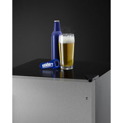Summit 20" Wide 2.68 Cu. Ft. Capacity Beer Froster with Adjustable Shelves - ALFZ37BSSTBFROST - The Home Selection