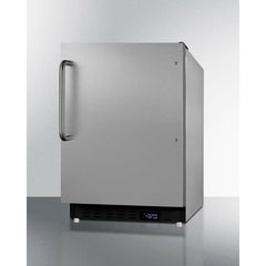 Summit 20" Wide 2.68 Cu. Ft. Freezer with Temperature Alarm - ALFZ37BCSS - The Home Selection