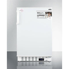 Summit 20" Wide, 2.68 Cubic Feet cu. ft. Undercounter Upright Freezer with Adjustable Temperature Controls - ALFZ36MC - The Home Selection