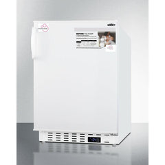 Summit 20" Wide, 2.68 Cubic Feet cu. ft. Undercounter Upright Freezer with Adjustable Temperature Controls - ALFZ36MC - The Home Selection
