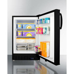 Summit 20" Wide, 2.68 Cubic Feet cu. ft. Undercounter Upright Freezer with Adjustable Temperature Controls - ALFZ37B - The Home Selection