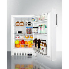 Summit 20" Wide, 3.53 Cubic Feet cu. ft. Mini Fridge - ALR46W - The Home Selection