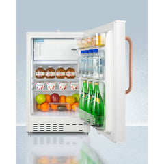 Summit 20" Wide Built-in Refrigerator-Freezer, ADA Compliant - ADA302RFZTBC - The Home Selection