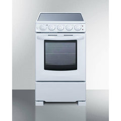Summit 20" Wide Electric Smooth-Top Range - REX20 - The Home Selection