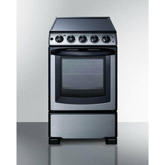 Summit 20" Wide Electric Smooth-Top Range - REX20 - The Home Selection