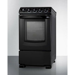 Summit 20" Wide Electric Smooth-Top Range - REX20 - The Home Selection
