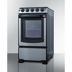 Summit 20" Wide Electric Smooth-Top Range - REX20 - The Home Selection