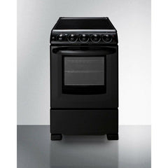 Summit 20" Wide Electric Smooth-Top Range - REX20 - The Home Selection