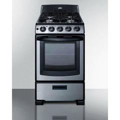 Summit 20" Wide Gas Range - PRO201SS - The Home Selection