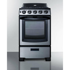 Summit 20" Wide Gas Range - PRO201SS - The Home Selection